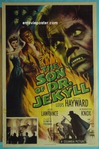#5412 SON OF DR JEKYLL 1sh '51 Hayward 