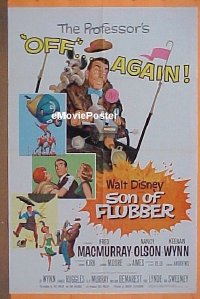 #432 SON OF FLUBBER 1sh '63 Walt Disney 