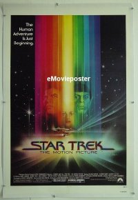 #2415 STAR TREK linen 1sh '79 Shatner, Peak! 