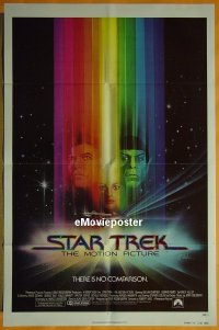 s268 STAR TREK advance one-sheet movie poster '79 Shatner, Bob Peak art!