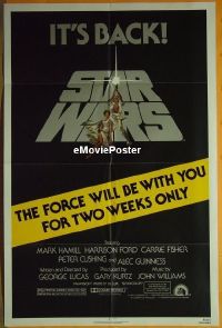 #591 STAR WARS 1sh R81 George Lucas, Ford 