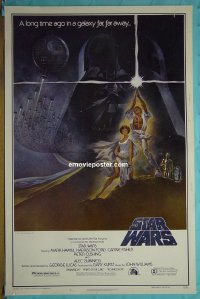 #440 STAR WARS 1sh '77 George Lucas, Ford 