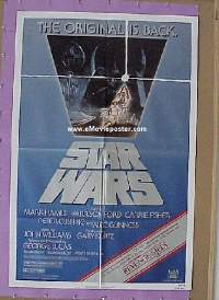 #6641 STAR WARS 1sh R82 George Lucas, Ford 