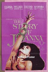 #404 STORY OF JOANNA 1sh '75 X-rated 