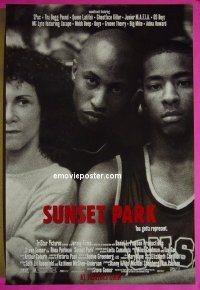 #2882 SUNSET PARK teaser 1sh '96 basketball 