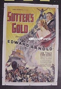 #143 SUTTER'S GOLD linen 1sh '36 Arnold,Tracy 