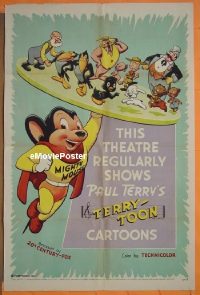 #560 THEATER REGULARLY SHOWS TERRYTOONS 1955 