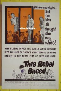 Q738 THIS REBEL BREED one-sheet movie poster '60 Rita Moreno