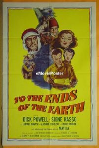 #732 TO THE ENDS OF THE EARTH 1sh R56 Powell 