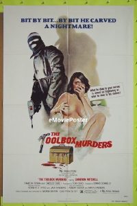 s359 TOOLBOX MURDERS one-sheet movie poster '78 wild image!