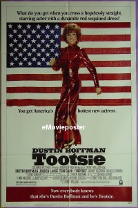 #722 TOOTSIE style B 1sh '82 Dustin Hoffman 