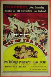 #569 TOP OF THE WORLD 1sh '55 Robertson 