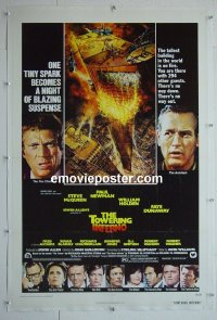 #2679 TOWERING INFERNO paperbacked one-sheet 74 McQueen