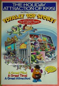 #572 TOTALLY TOY STORY DS El Capitan 1sh '95 Disney 