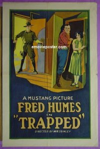 #5597 TRAPPED 1sh '25 Humes, stone litho! 