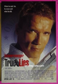 #2930 TRUE LIES DS adv 1sh '94 Schwarzenegger 