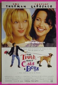 #2932 TRUTH ABOUT CATS & DOGS DS adv 1sh '96 