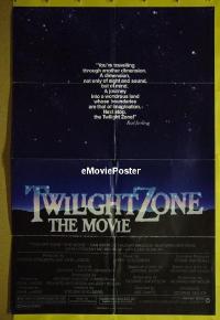 #750 TWILIGHT ZONE THE MOVIE 1sh '83 Aykroyd 