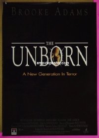 #2936 UNBORN video 1sh '91 birthing horror! 