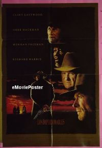 #672 UNFORGIVEN Spanish 1sh 92 Clint Eastwood