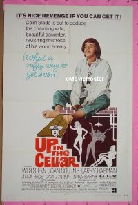 #5632 UP IN THE CELLAR 1sh '70 Joan Collins 