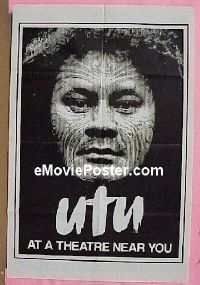 #602 UTU teaser 1sh '83 New Zealand Maoris 
