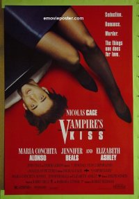 #2879 VAMPIRE'S KISS 1sh '89 Nicolas Cage
