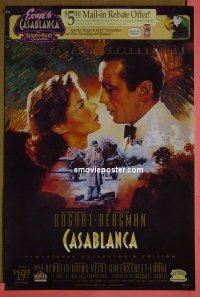 #4436 CASABLANCA video 1sh R92 Bogart 