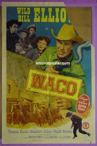 #5674 WACO 1sh '52 Wild Bill Elliott 