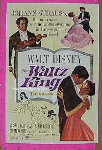 #1534 WALTZ KING 1sh '63 Walt Disney 
