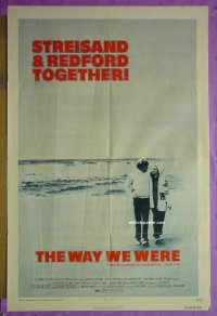#1970 WAY WE WERE 1sh '73 Streisand, Redford 