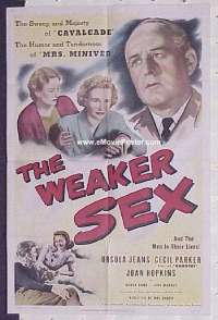 WEAKER SEX ('49) 1sheet