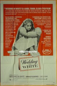 #793 WEDDING IN WHITE 1sh '73 Carol Kane 