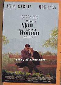 #303 WHEN A MAN LOVES A WOMAN 2-sided 1sh