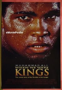 #585 WHEN WE WERE KINGS 1sh '97 Ali, Forman 