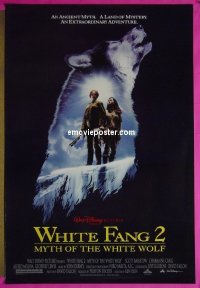 #2966 WHITE FANG 2 DS 1sh '94 Walt Disney 