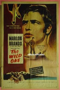 #736 WILD ONE 1sh '53 Brando 