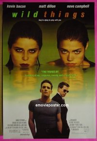 #2972 WILD THINGS video 1sh '98 Neve Campbell 