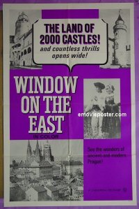 #1575 WINDOW ON THE EAST 1sh c70s Prague 