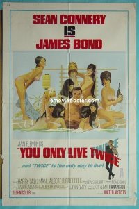 #5757 YOU ONLY LIVE TWICE C 1sh '67 Connery 