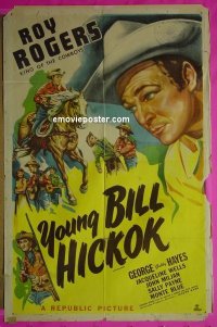 #9987 ROY ROGERS stock 1sh '49 Young Bill Hickok