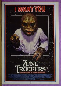 #701 ZONE TROOPERS 1sh '85 classic image! 