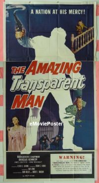 #296 AMAZING TRANSPARENT MAN 3sh '59 Chapman 
