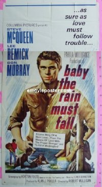 #0269 BABY THE RAIN MUST FALL 3sh '65 McQueen 
