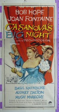 #6095 CASANOVA'S BIG NIGHT 3sh '54 Bob Hope 