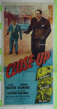 #6101 CLOSE-UP 3sh '48 film noir 