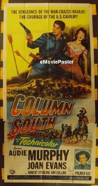 #036 COLUMN SOUTH 3sh '53 Audie Murphy 