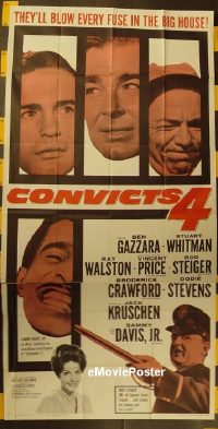 #242 CONVICTS 4 3sh '62 Ben Gazzara 