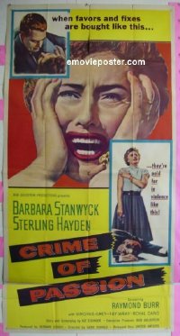 #8758 CRIME OF PASSION 3sh57 Barbara Stanwyck 