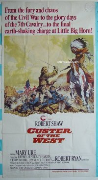 #6107 CUSTER OF THE WEST 3sh '68 Shaw, Ure 